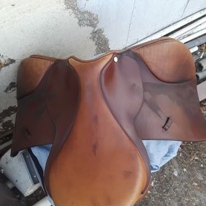 English horse saddle